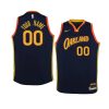 youth golden state warriors custom navy city jersey