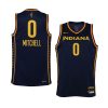 youth indiana fever tiffany mitchell replica navy explorer edition jersey