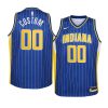 youth indiana pacers custom new uniform blue city edition jersey
