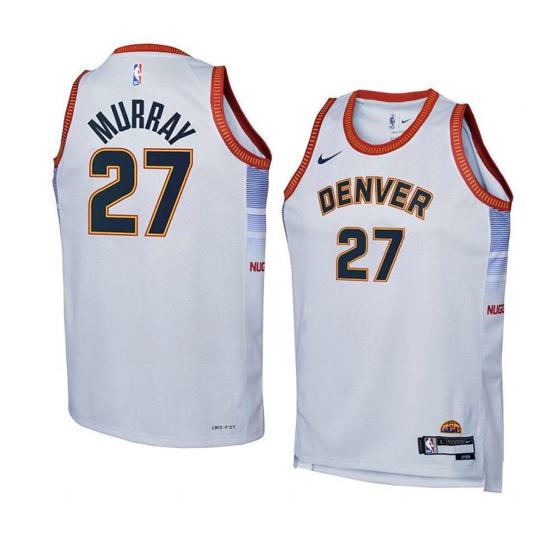 youth jamal murray nuggets gray city edition jersey 1