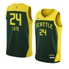 youth jewell loyd seattle storm green explorer edition jersey