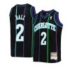 youth lamelo ball throwback black reload jersey