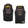 youth los angeles lakers jared dudley swingman black earned edition jersey