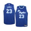 youth los angeles lakers lebron james blue hardwood classics jersey