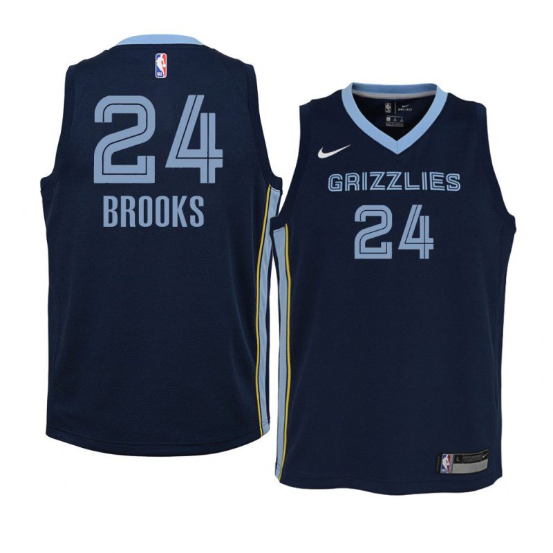 youth memphis grizzlies dillon brooks jumpman navy icon jersey