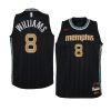youth memphis grizzlies ziaire williams 2021 nba draft black city edition jersey