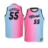 youth miami heat duncan robinson pink blue city jersey