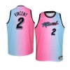 youth miami heat gabe vincent pink blue city jersey