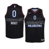 youth philadelphia 76ers tyrese maxey black city jersey 0a