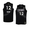 youth seattle storm brittany brown black rebel edition jersey