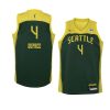 youth seattle storm candice dupree green explorer edition jersey