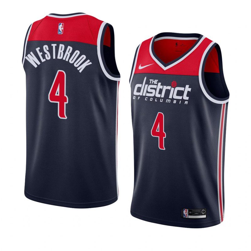 youth washington wizards russell westbrook 2020 trade navy statement jersey
