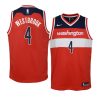 youth washington wizards russell westbrook 2020 trade red icon jersey