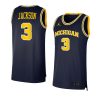 zeb jackson dri fit swingman jersey basketball navy