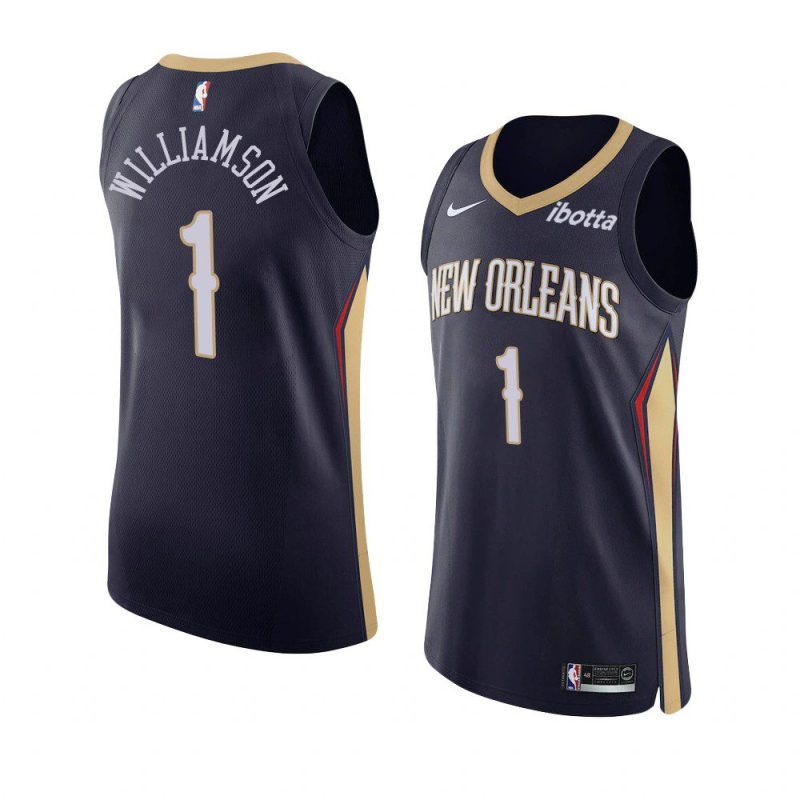 zion williamson icon edition jersey authentic navy