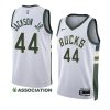 andre jackson jr. bucks association edition white 2023 nba draft jersey