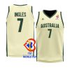 australia basketball 2023 fiba world cup joe ingles gold replica jersey