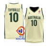 australia basketball 2023 fiba world cup matisse thybulle gold replica jersey