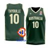 australia basketball 2023 fiba world cup matisse thybulle green replica jersey