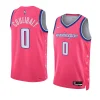 bilal coulibaly wizardsjersey 2022 2023city edition pink2023 nba draft