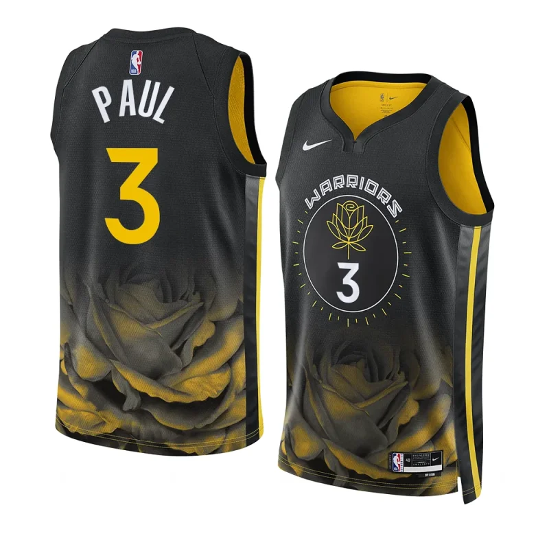 chris paul warriorsjersey 2022 23city edition blackswingman