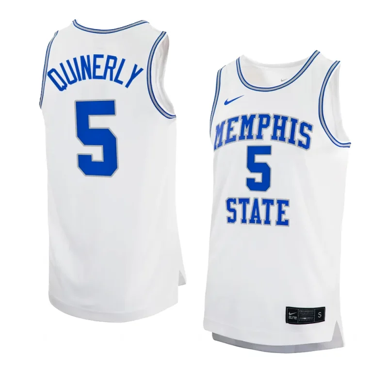 jahvon quinerly white jersey college basketball replica