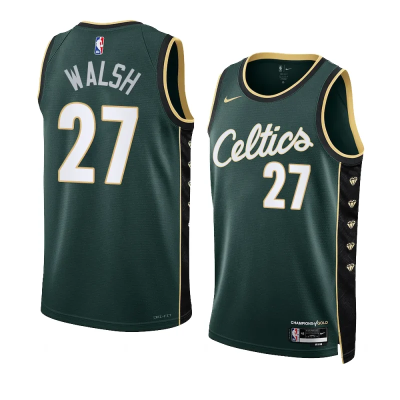 jordan walsh celticsjersey 2022 2023city edition green2023 nba draft