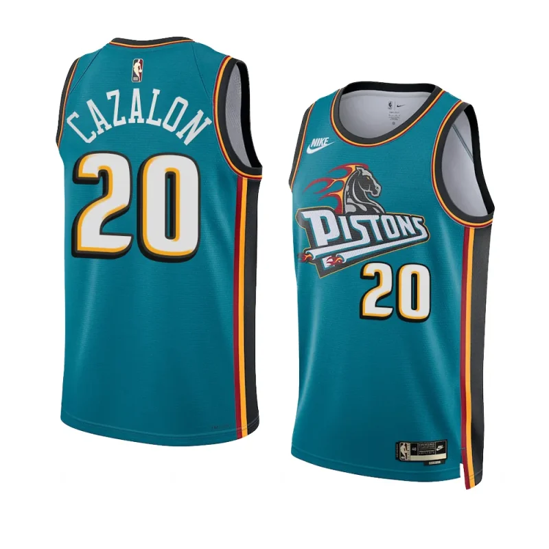 malcolm cazalon pistonsjersey 2022 2023classic edition blueswingman