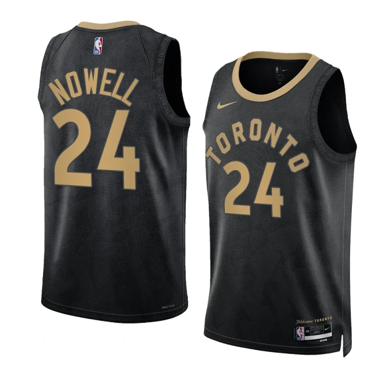 markquis nowell raptorsjersey 2022 2023city edition blackswingman