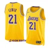 maxwell lewis lakersjersey 2022 2023icon edition yellow2023 nba draft