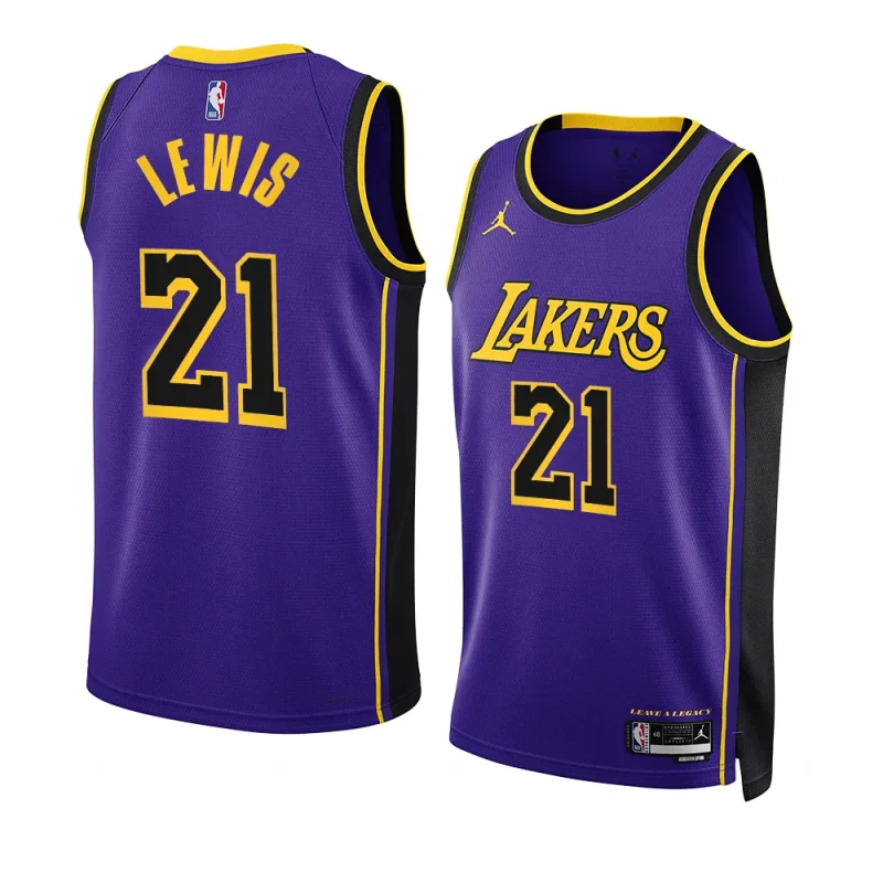 maxwell lewis lakersjersey 2022 2023statement edition purple2023 nba draft