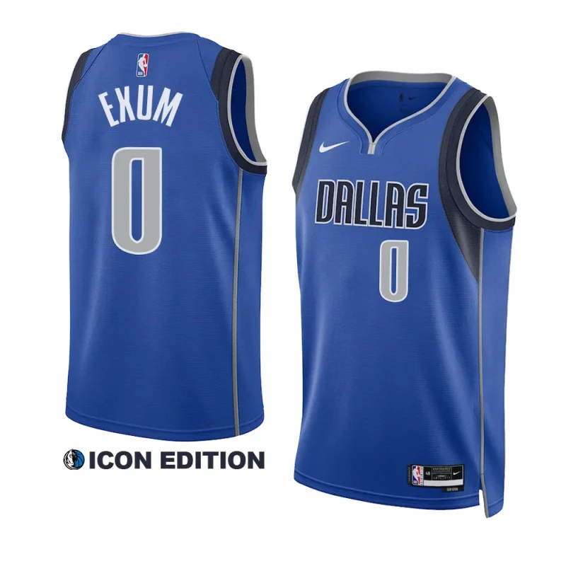 men dante exum royal icon edition mavericksjersey