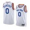 men donte divincenzo white classic edition knicksjersey