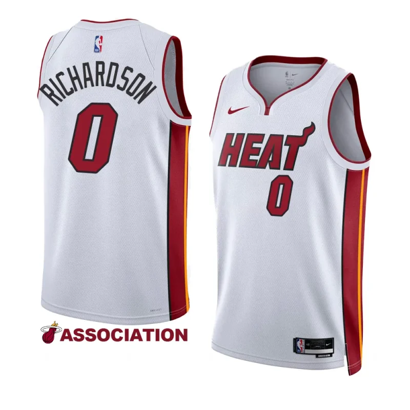 men josh richardson white association edition heatjersey