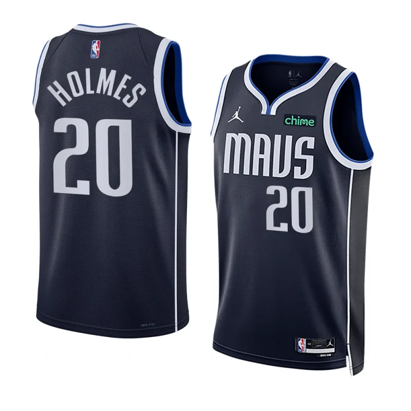 men richaun holmes navy statement edition mavericksjersey