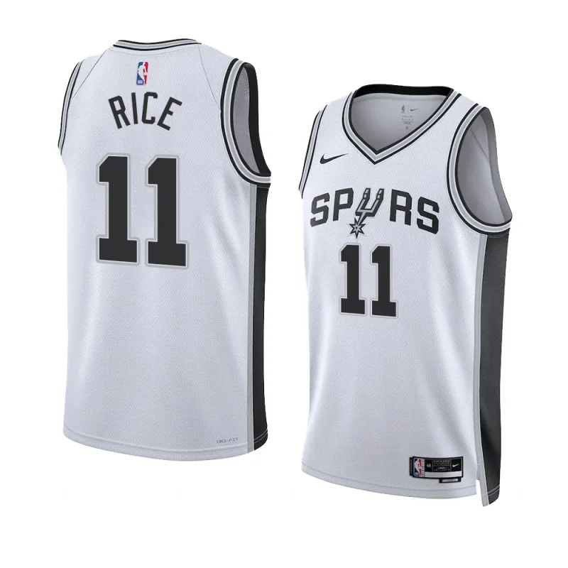 men sir'jabari rice white association edition spursjersey