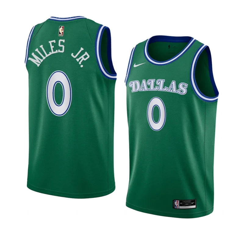 mike miles mavericksjersey 2022 2023classic edition green2023 nba draft