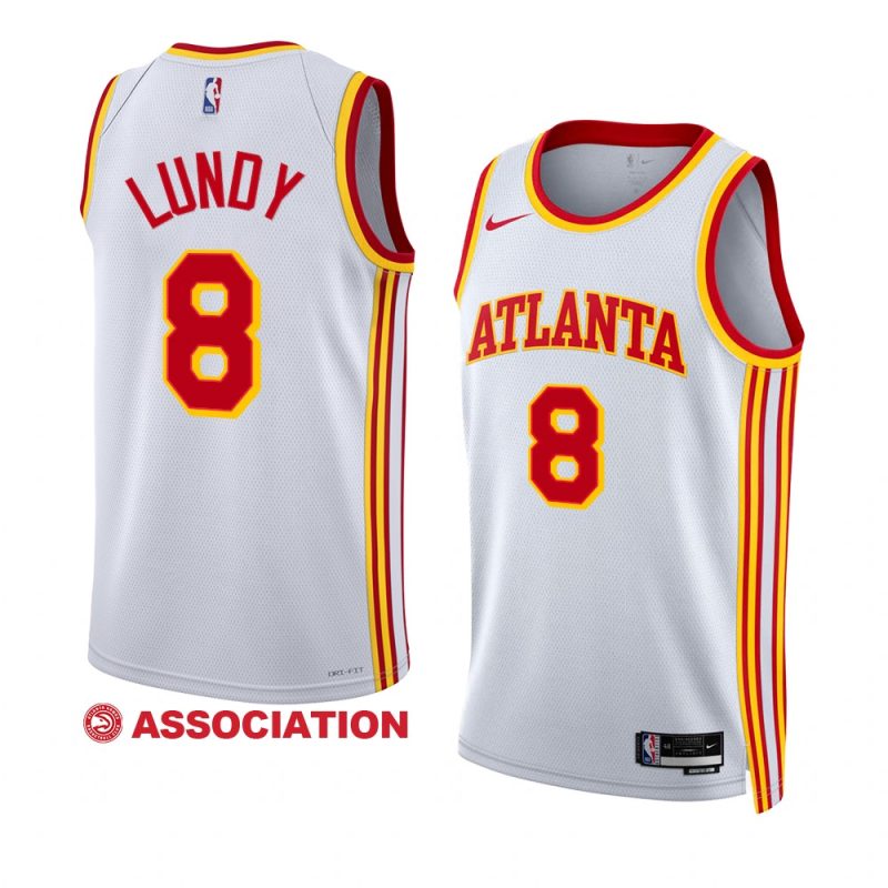 seth lundy hawks association edition white 2023 nba draft jersey