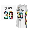 stephen curry warriors crossover series whitejersey white