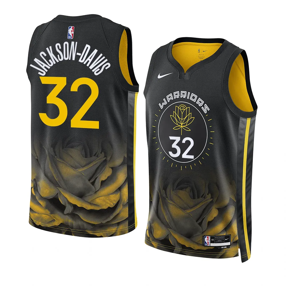 Golden State Warriors Trayce Jackson-Davis #32 Jersey 2022-2023 City ...