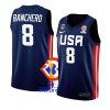 usa basketball fiba world cup 2023 paolo banchero navy away jersey