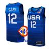 usa team 2023 fiba basketball world cup josh hart blue jersey