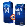 usa team 2023 fiba basketball world cup walker kessler blue jersey