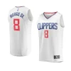 youth marcus morris sr. clippers white association edition jersey