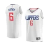 youth moses brown clippers white association edition jersey