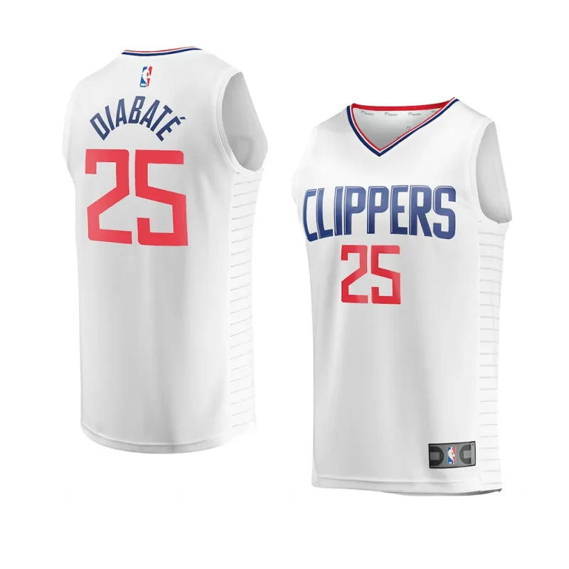 youth moussa diabate clippers white association edition jersey