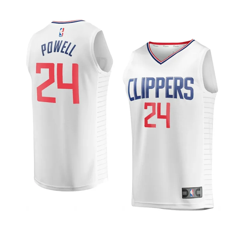 youth norman powell clippers white association edition jersey