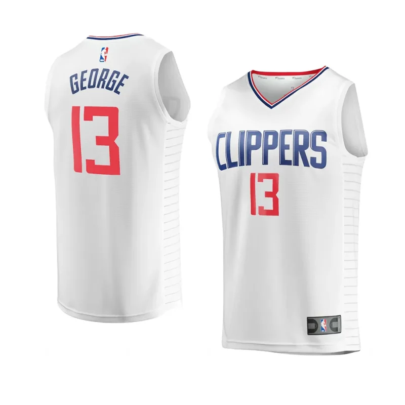 youth paul george clippers white association edition jersey
