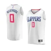 youth russell westbrook clippers white association edition jersey
