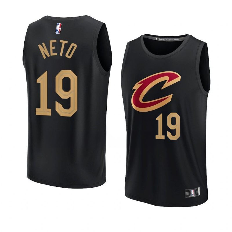 2022 23cavaliers raul neto black fast break replica